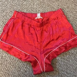 Victoria’s secret sexy red shorts